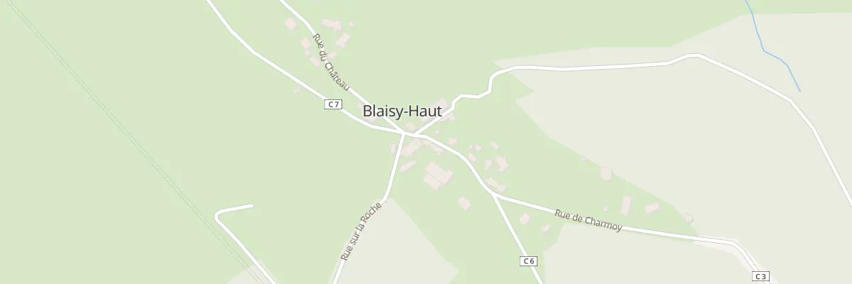 Plan du 2 Rue de Charmoy à Blaisy-Haut