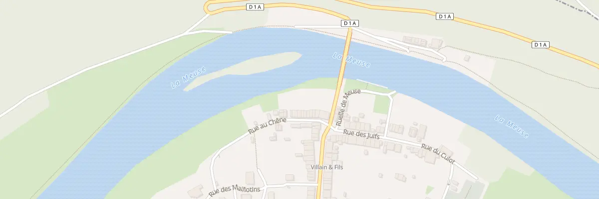 Plan du 8 Rue au Chene à Joigny-sur-Meuse