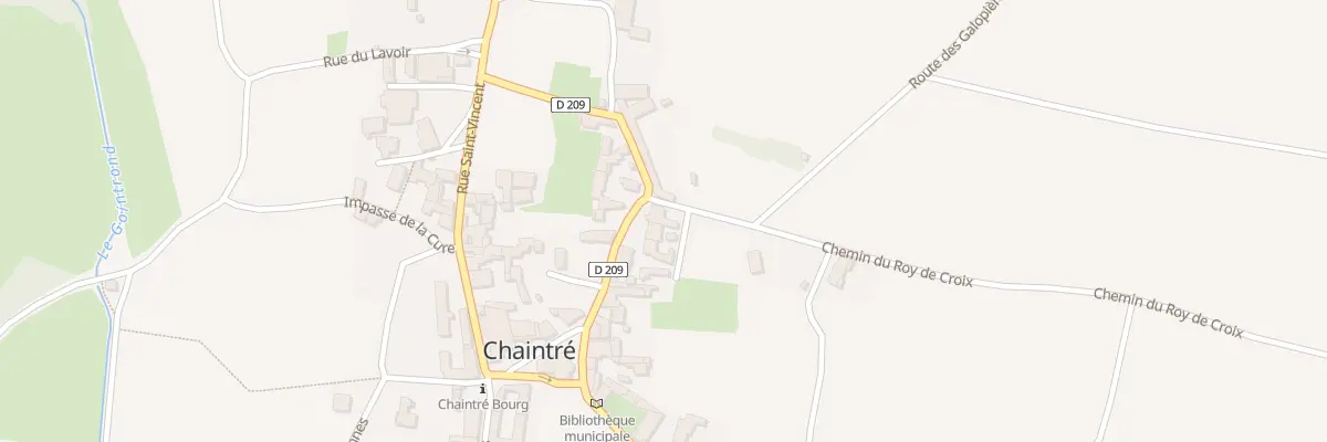 Plan du 5075 Chaintre à Chaintré
