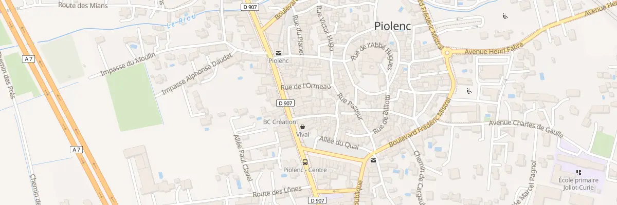 Plan du 18 Pl de L ’Ormeau à Piolenc