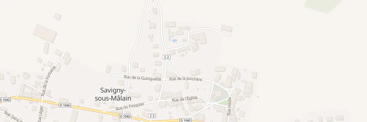Plan du 6 Rue du Garmois à Savigny-sous-Mâlain