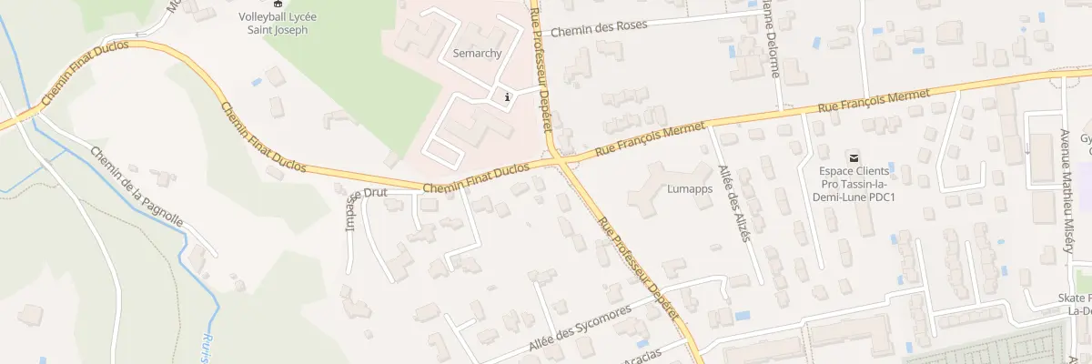 Plan du 1 Che Finat Duclos à Tassin-la-Demi-Lune