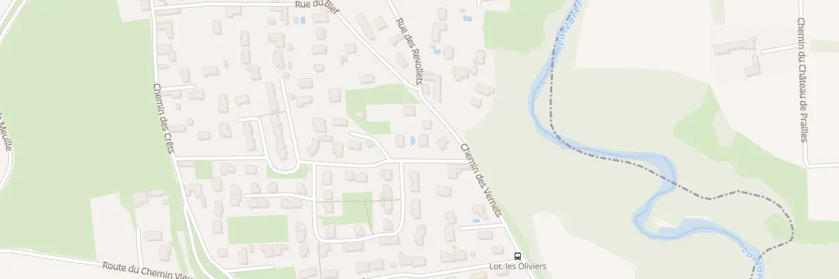 Plan du 301 Che des Oliviers à Saint-Alban-du-Rhône