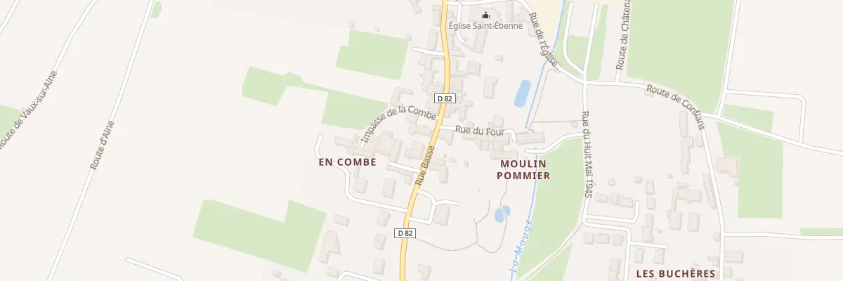 Plan du 188 Rue Basse à Azé