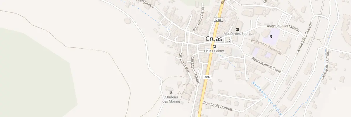 Plan du 3 Rue des Amandiers à Cruas