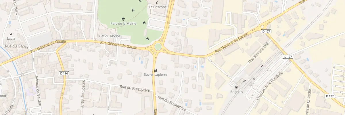 Plan du 33 Rue Général de Gaulle à Brignais