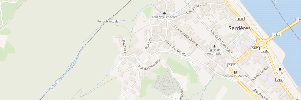 Plan du 5418 Le Village à Serrières