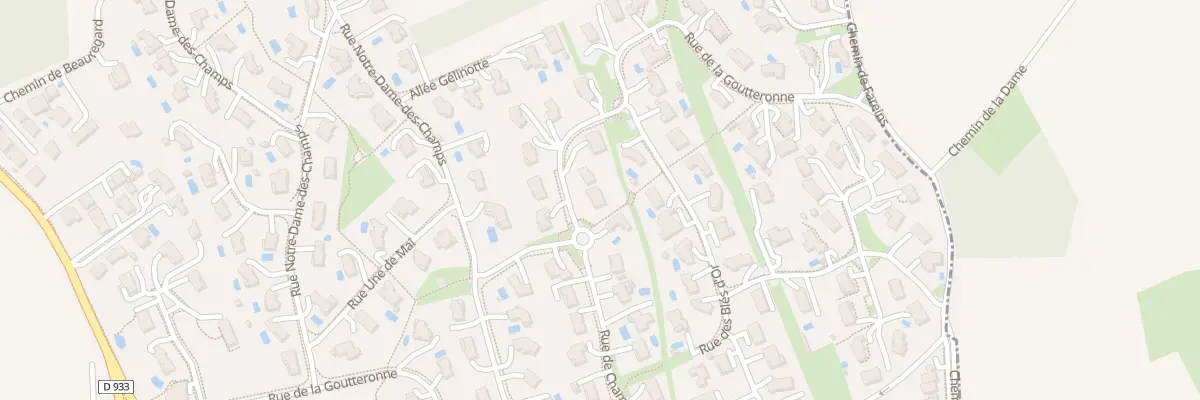 Plan du 712 Rue de la Goutteronne à Jassans-Riottier