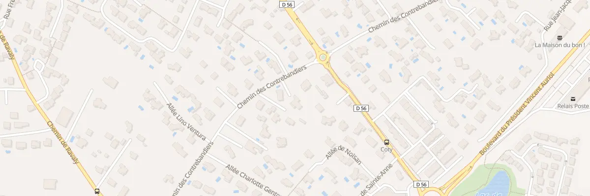 Plan du 105B Che des Contrebandiers à Montélimar