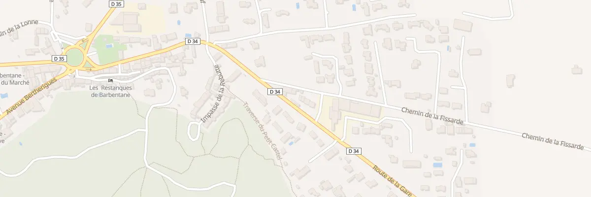 Plan du 15 Rte de la Gare à Barbentane