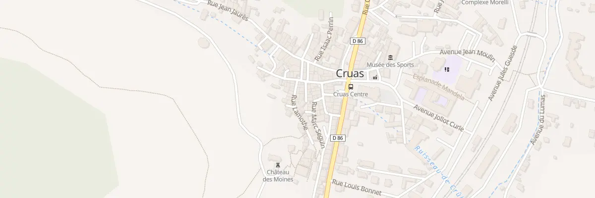 Plan du 3 Rue Lamothe à Cruas