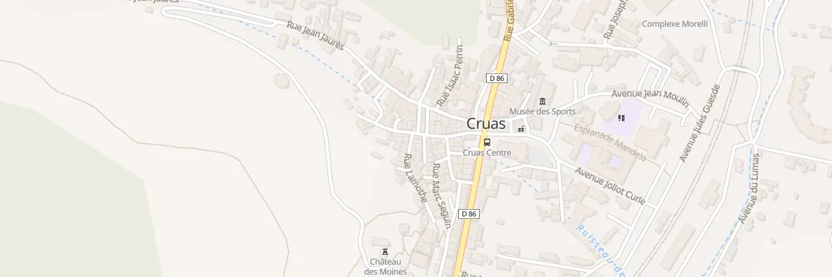 Plan du 13 Rue Pasteur à Cruas