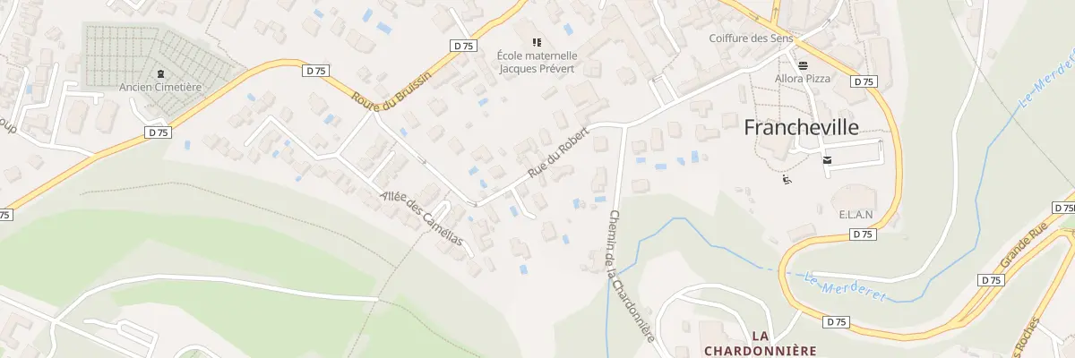 Plan du 19 Rue du Robert à Francheville