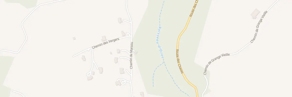 Plan du 306 Che de Marsou à Thorrenc
