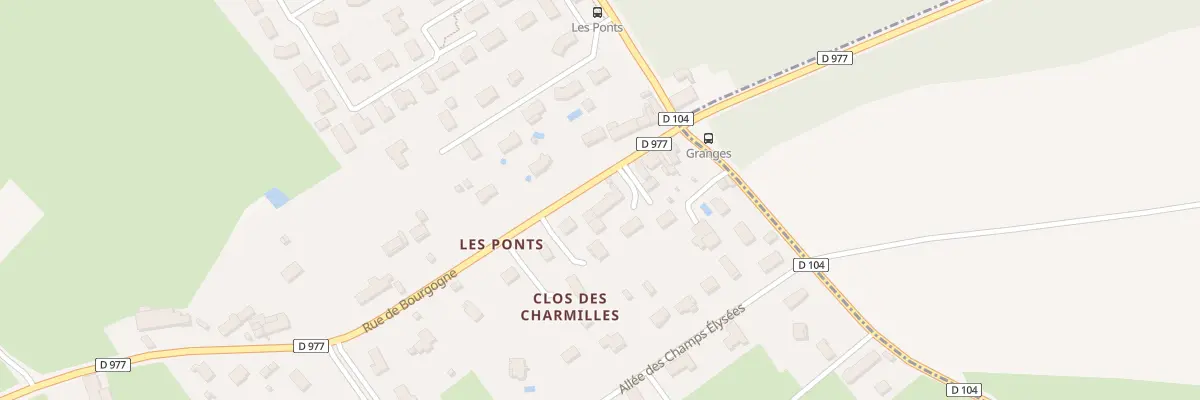 Plan du 9 Rue de Bourgogne à Granges