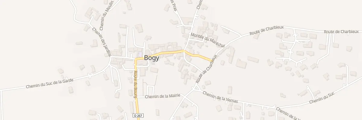 Plan du 2 Mte de la Bascule à Bogy