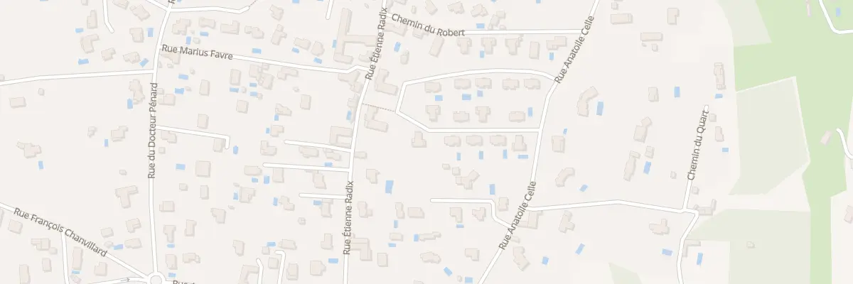 Plan du 33 Rue Anatoile Celle à Chaponost