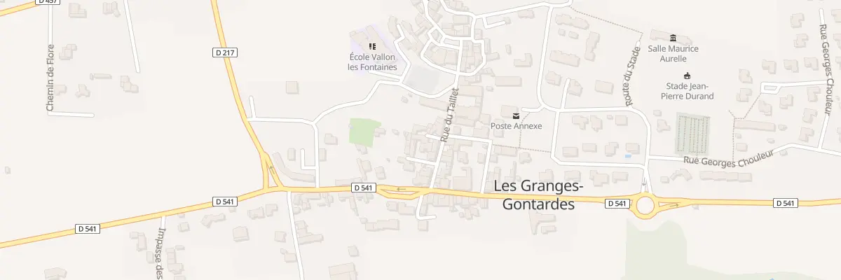 Plan du 4 Rue du Piboulet aux Granges-Gontardes