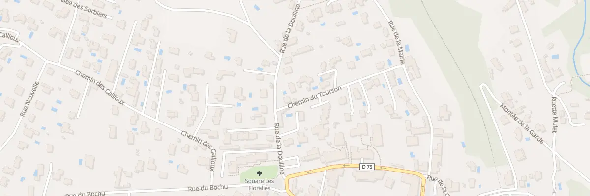 Plan du 6 Rue de la Doulline à Francheville