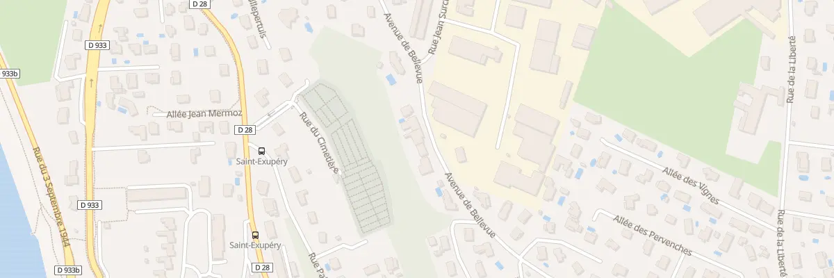 Plan du 700 Av de Bellevue à Jassans-Riottier