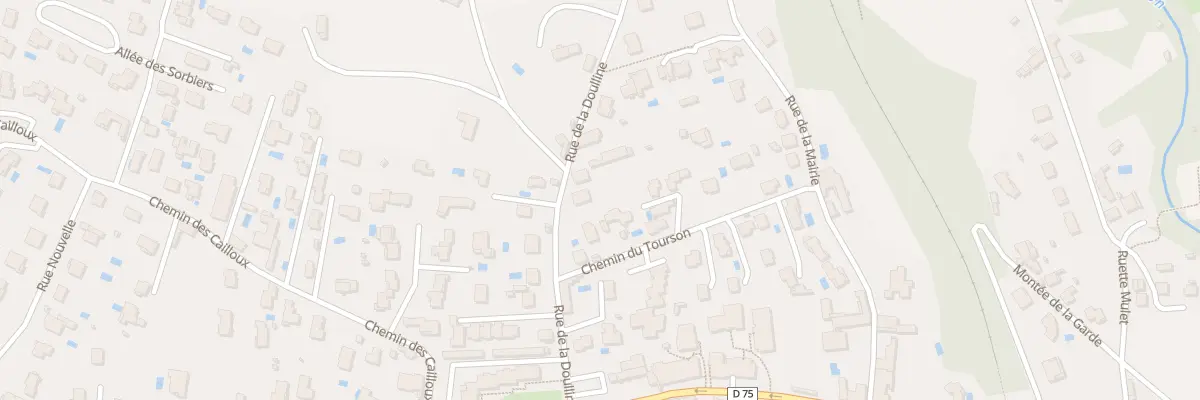Plan du 10 Rue de la Doulline à Francheville