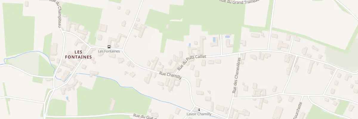 Plan du 9 Rue du Puits Caillet à Fontaines