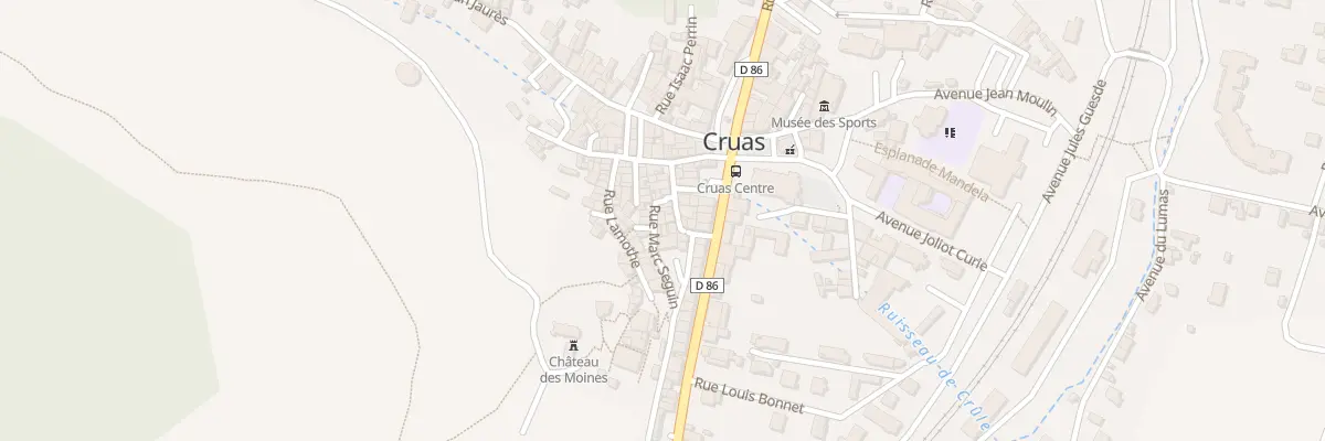 Plan du 3 Rue Marc Seguin à Cruas