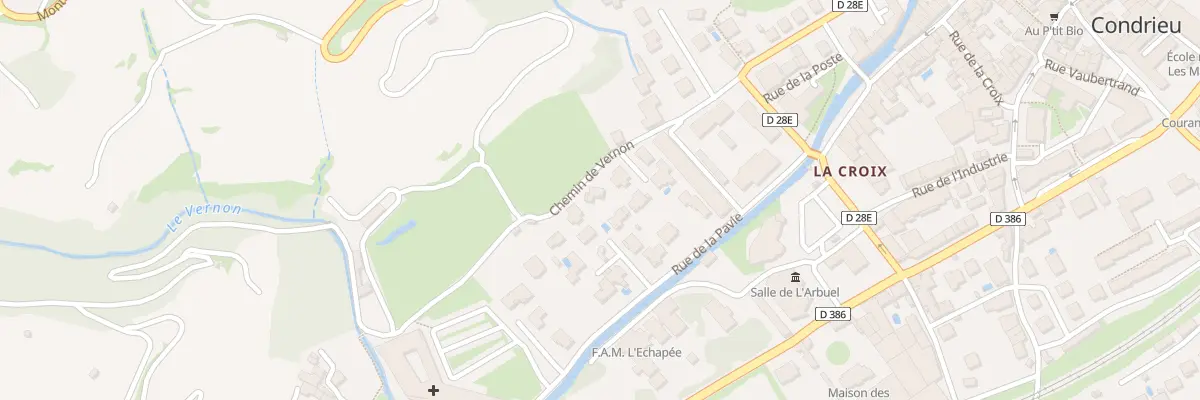 Plan du 6010 Che de Vernon à Condrieu