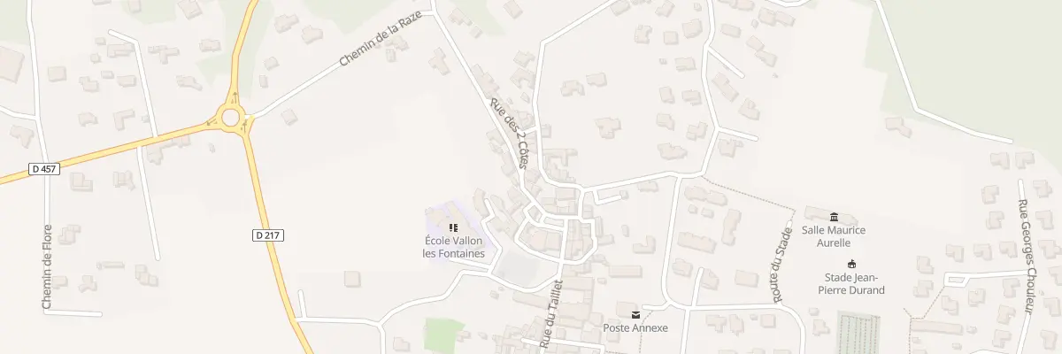 Plan du 12 Rue des Fontaines aux Granges-Gontardes