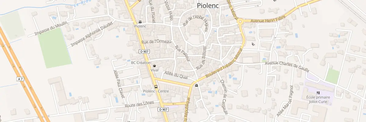 Plan du 9 Imp Pasteur à Piolenc
