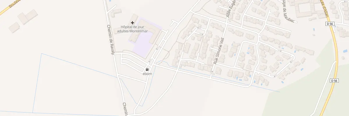 Plan du 5 All Rosa Luxembourg à Montélimar