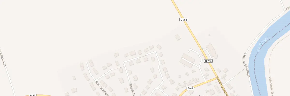 Plan du 31 Rue de la Grosse Borne à Chalandry-Elaire