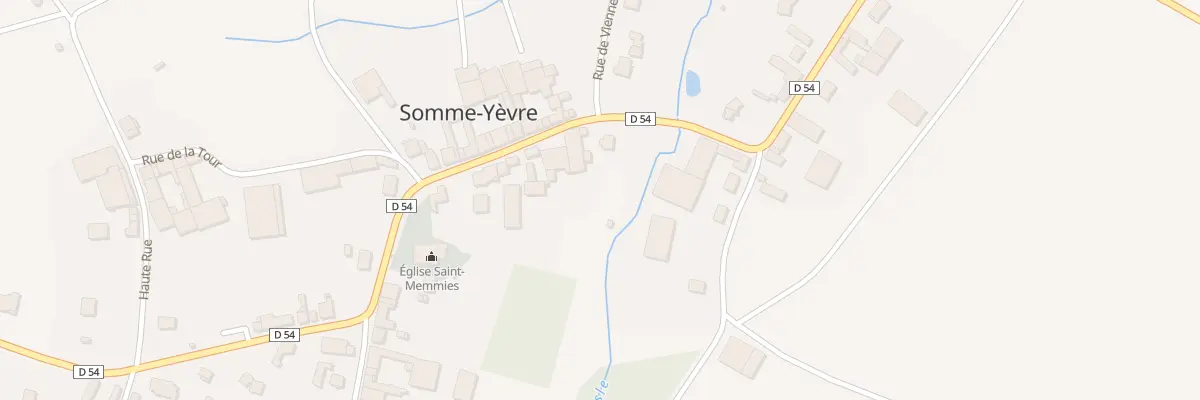 Plan du 18 Rue de la Place Saint Menge à Somme-Yèvre