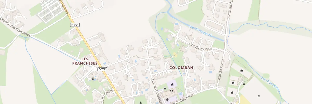 Plan du 241 Clos du Colomban à Fareins