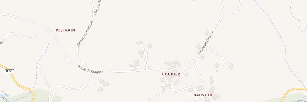 Plan du 875 Rte de Coupier à Ardoix
