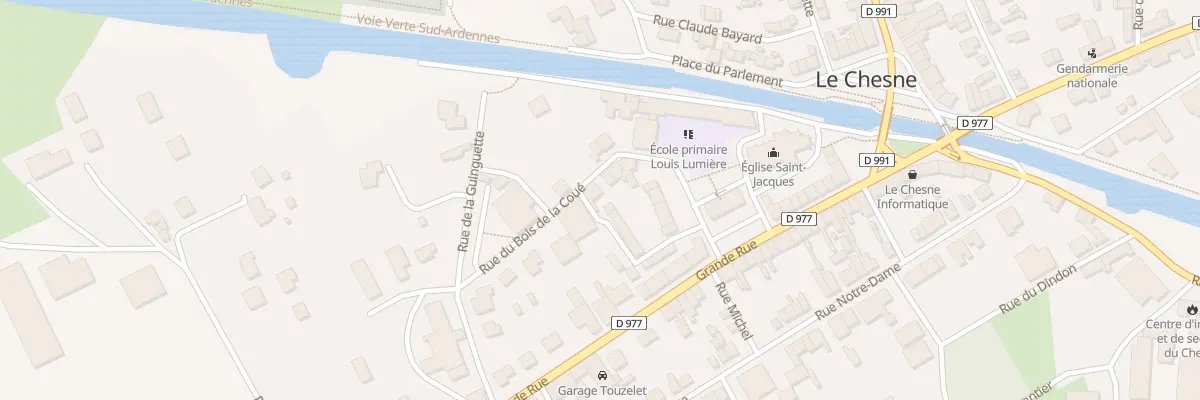 Plan du 5 Rue de la Coue à Bairon et ses environs