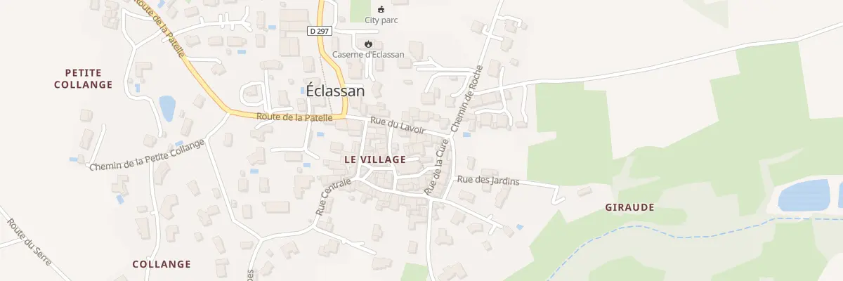 Plan du 100 Rue du Lavoir à Eclassan