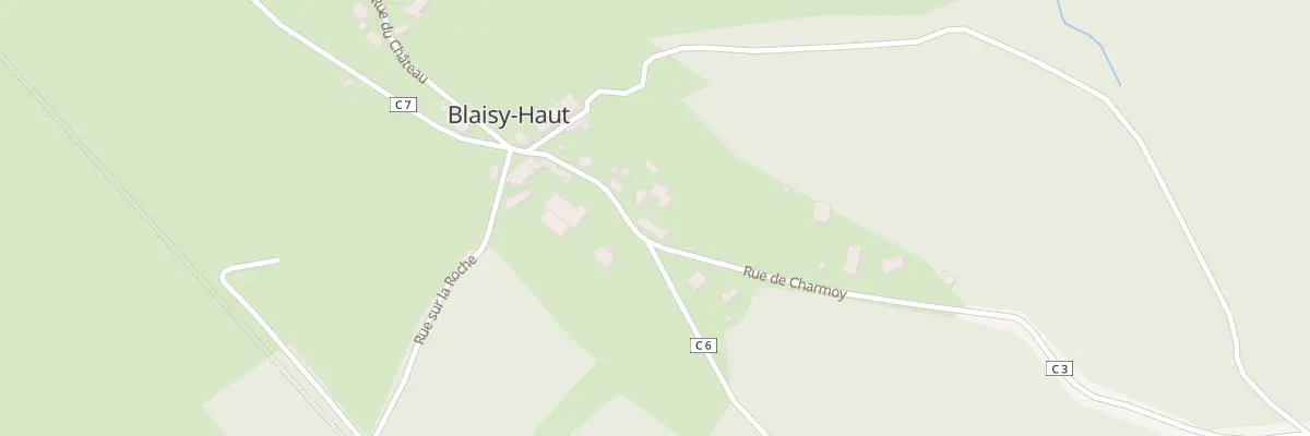 Plan du 7 Rue de Charmoy à Blaisy-Haut