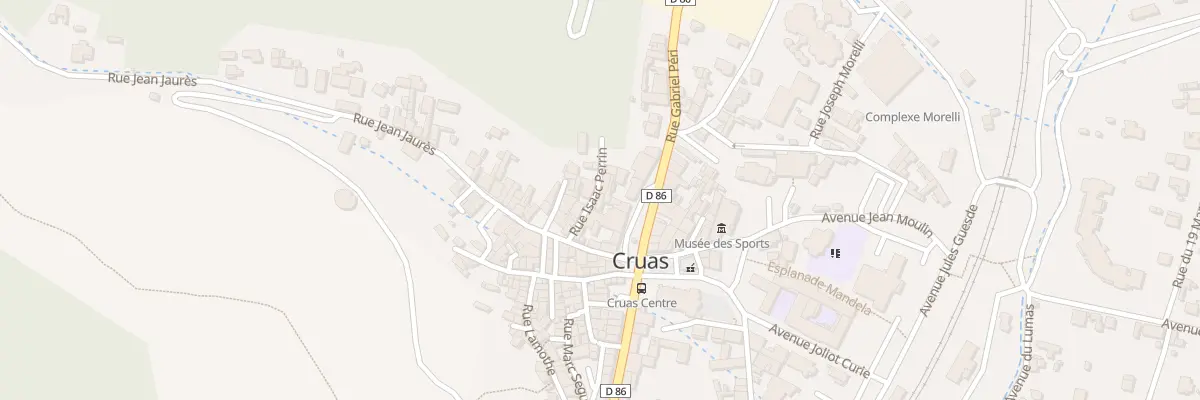 Plan du 4 Rue Isaac Perrin à Cruas