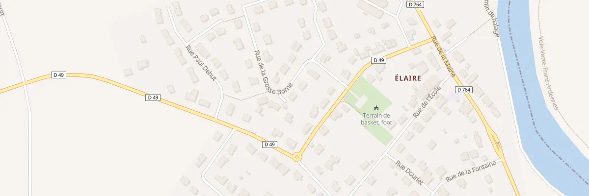 Plan du 5 Rue de la Grosse Borne à Chalandry-Elaire