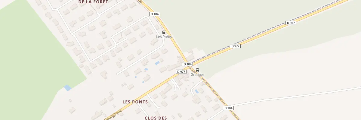 Plan du 4 Rue de Bourgogne à Granges