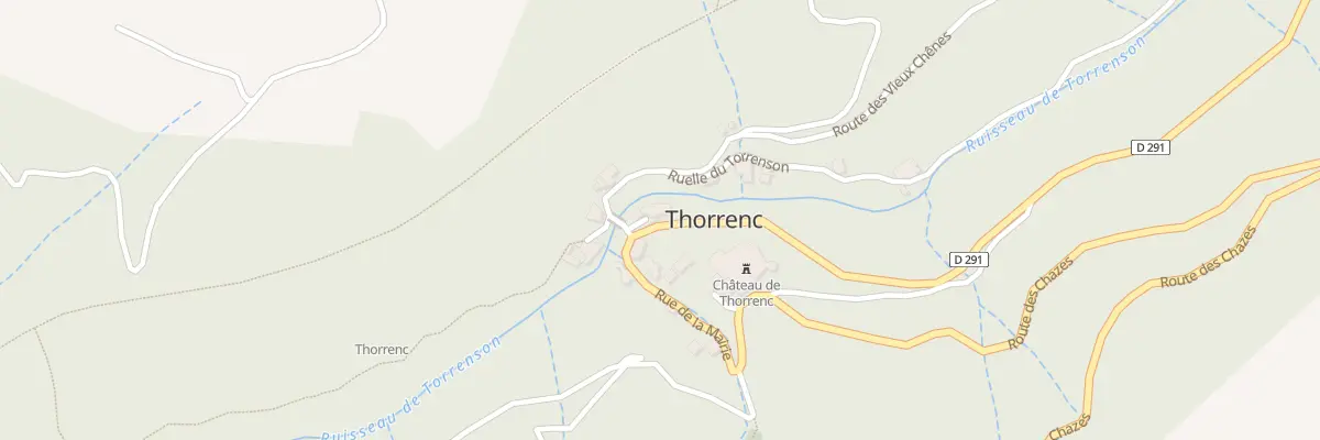 Plan du 2 Rue du Pont à Thorrenc