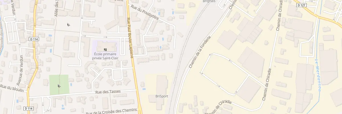 Plan du 34 Rue du Presbytère à Brignais