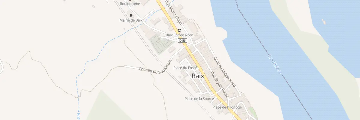 Plan du 5178 Baix à Baix