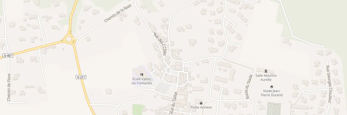 Plan du 6 Rue des Esplanes aux Granges-Gontardes