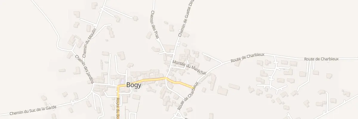 Plan du 8 Rue de Chazel à Bogy