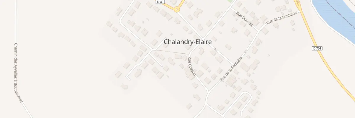 Plan du 16 Clos Sorbier à Chalandry-Elaire