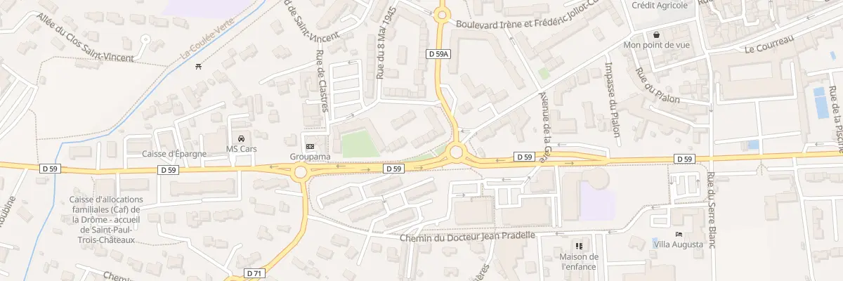 Plan du 12 Av du Gen de Gaulle à Saint-Paul-Trois-Châteaux