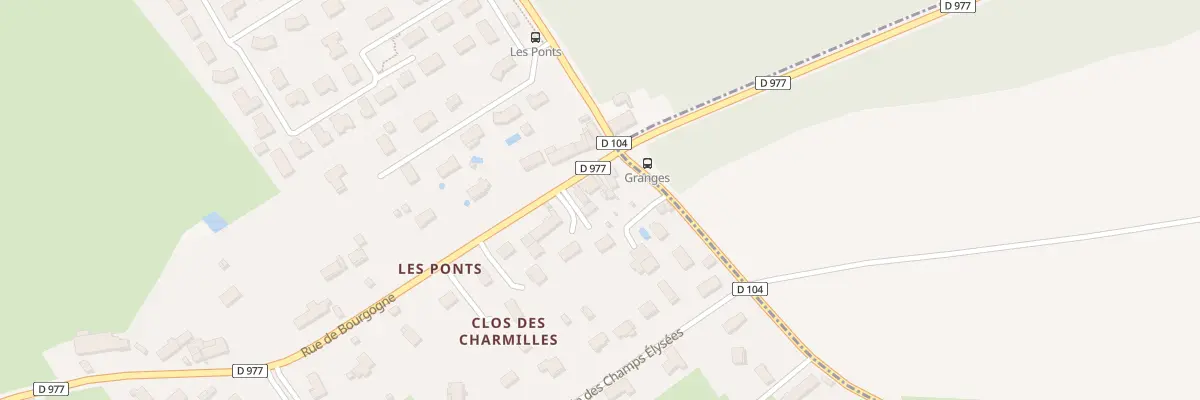 Plan du 3 Rue de Bourgogne à Granges