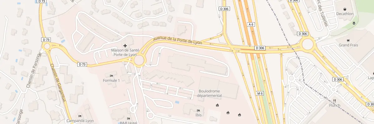 Plan du 9006 Porte de Lyon à Dardilly
